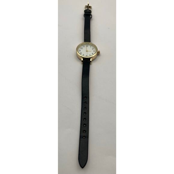 Classic Womens Analog Watch w/ Thin Adjustable Imitation Leather Band - Picture 2 of 6